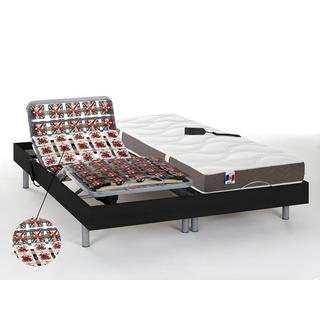 DREAMEA Lit électrique relaxation tout plots matelas 100% latex 5 zones JUPITER de DREAMEA 2 moteurs OKIN  