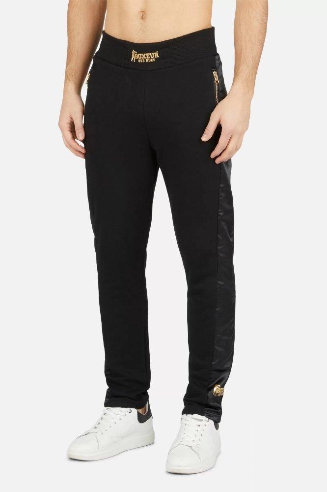 Image of Wide Leg Sweatpant Wsatin Unisex Schwarz XL