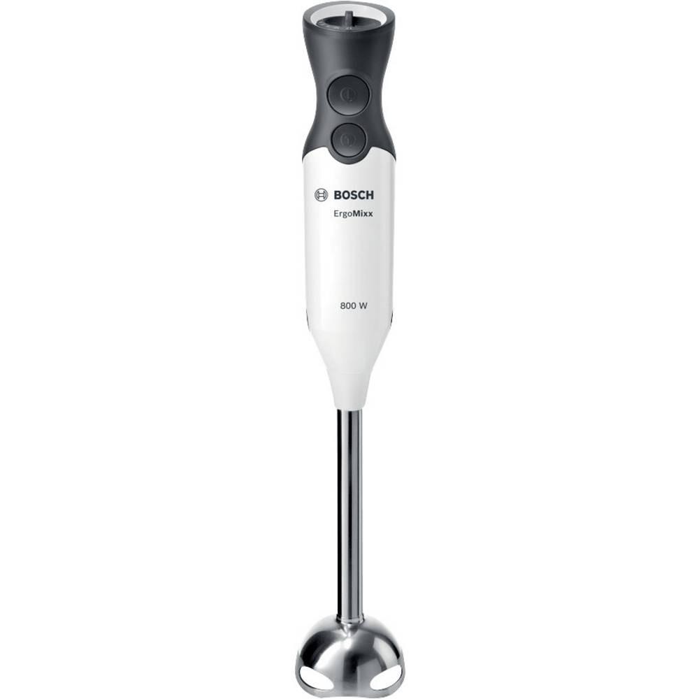 Bosch Haushalt Stabmixer 800 W mit Zerkleinereraufsatz, mit Messbecher Weiß, Anthrazit  