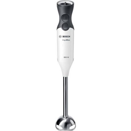 Bosch Haushalt Stabmixer 800 W mit Zerkleinereraufsatz, mit Messbecher Weiß, Anthrazit  