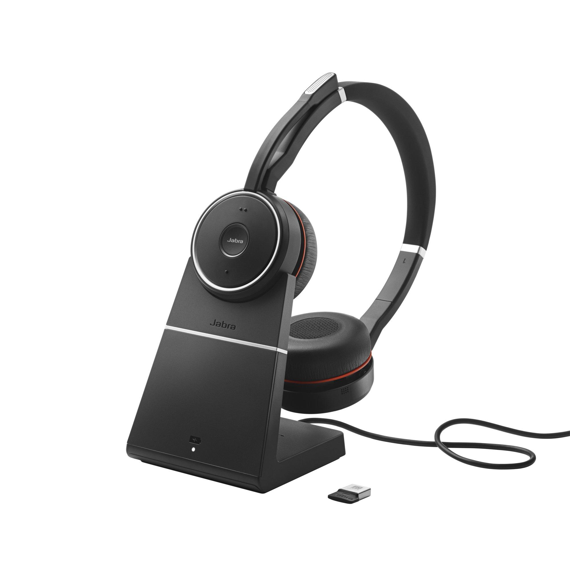 Jabra  Evolve 75 Second Edition, inkl. Lade- und Dockingstation, Unified Communication-zertifiziert 