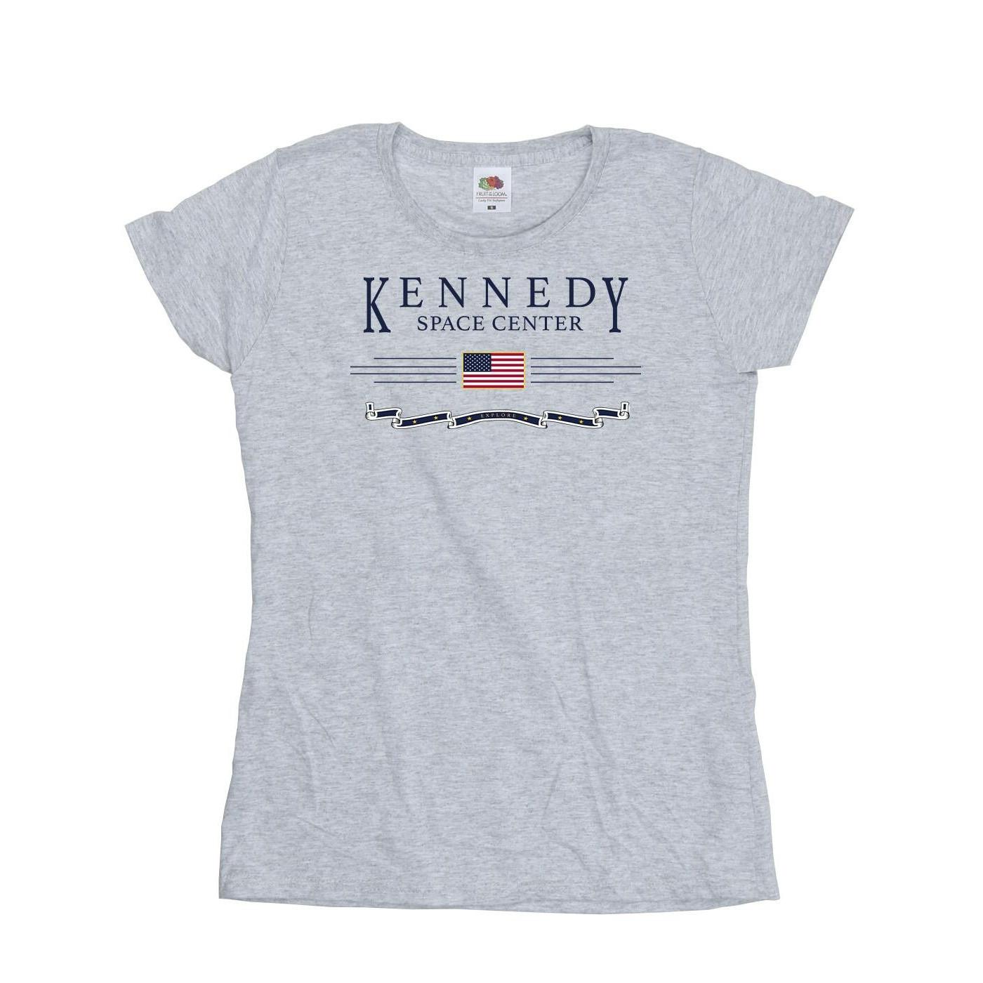Image of Kennedy Space Centre Explore Tshirt Damen Grau XXL