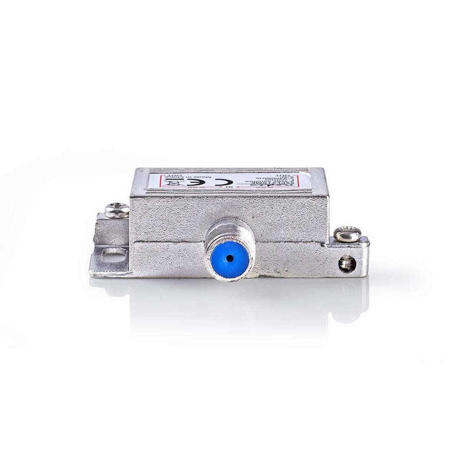 Nedis  Satellitensplitter | 5 - 2400 MHz | 6,5 dB | Anzahl der Eingänge: 1 | Anzahl der Ausgänge: 2 | Impedanz: 75 Ohm | Zink | Silber 