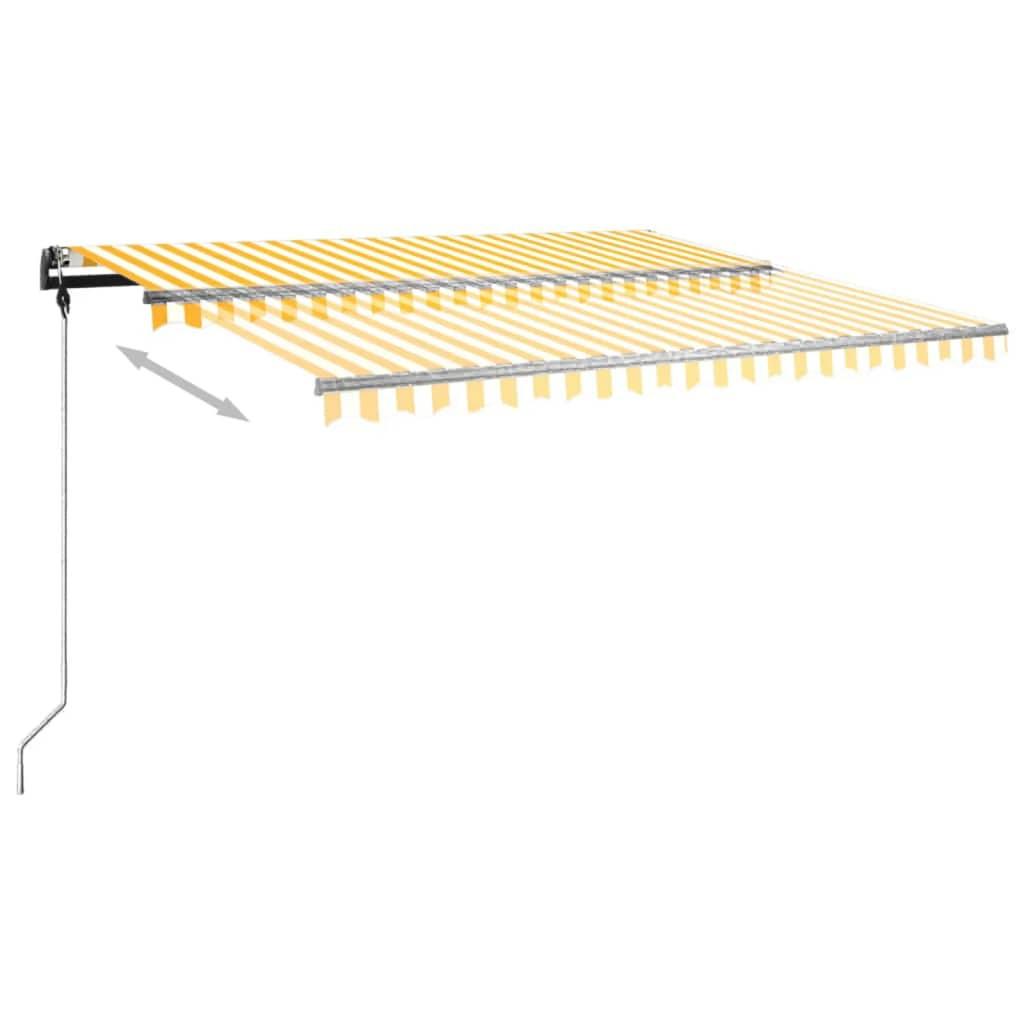 VidaXL Auvent rétractable tissu  