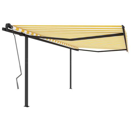 VidaXL Auvent rétractable tissu  