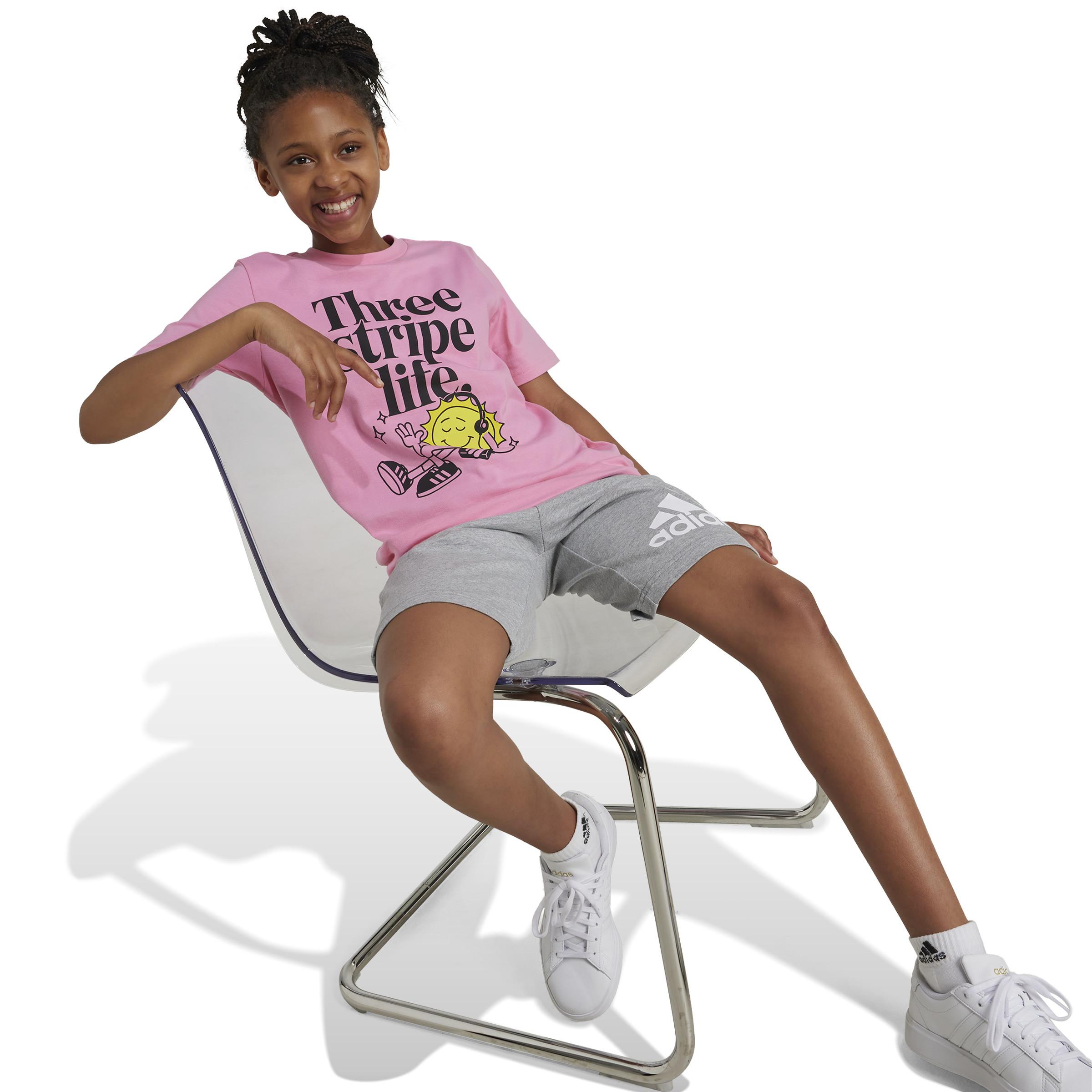 adidas  t-shirt per bambini positivity table graphic 