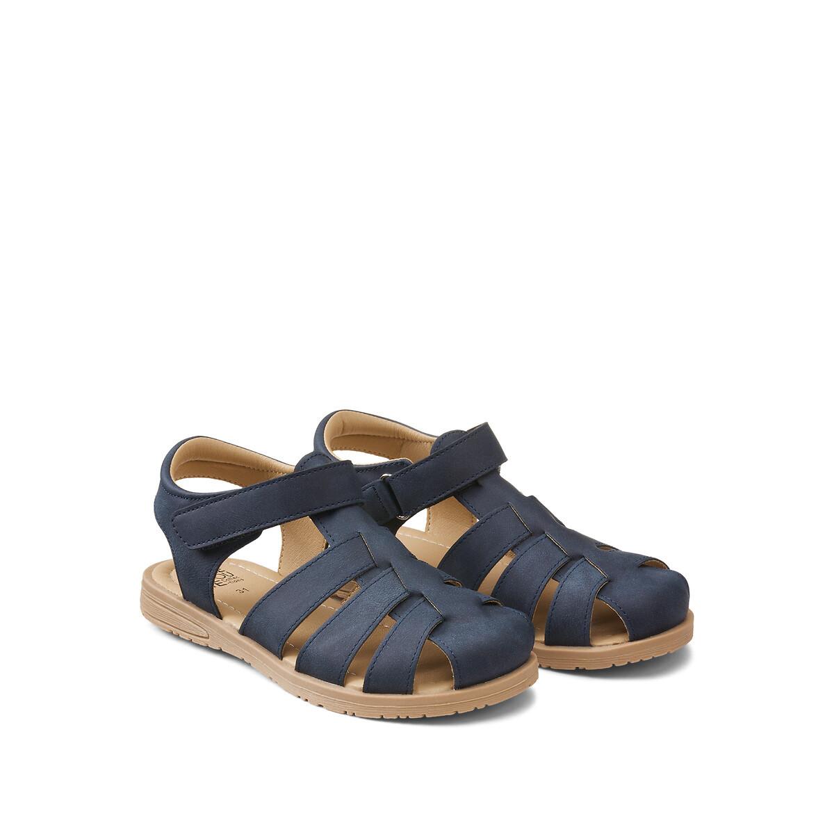 Image of Sandalen Mit Klettverschluss Unisex Blau 26