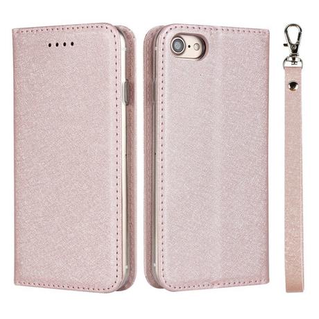 Cover-Discount  iPhone SE / 8 / 7 - Custodia Flip Silk Texture 