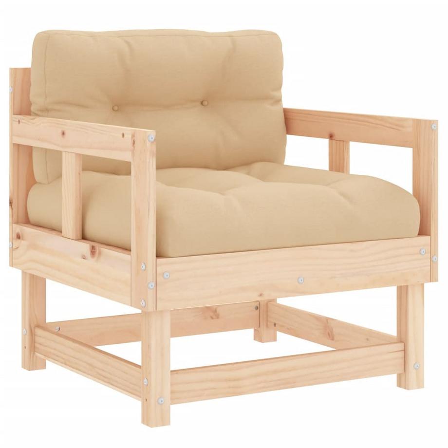 VidaXL Chaise de jardin bois  