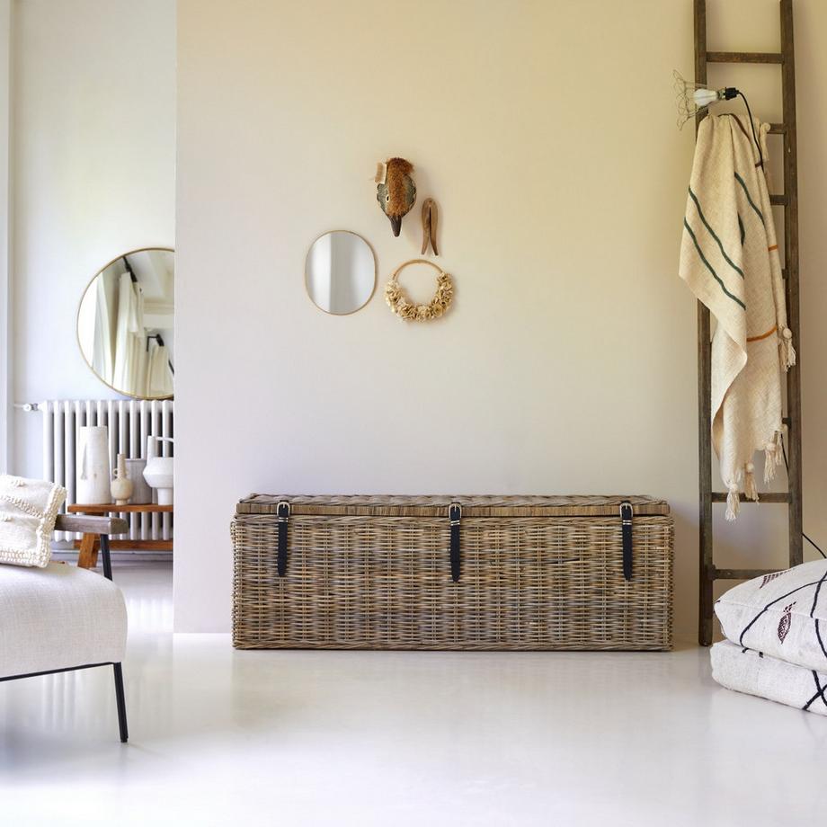 Tikamoon Baule in rattan Kubu  