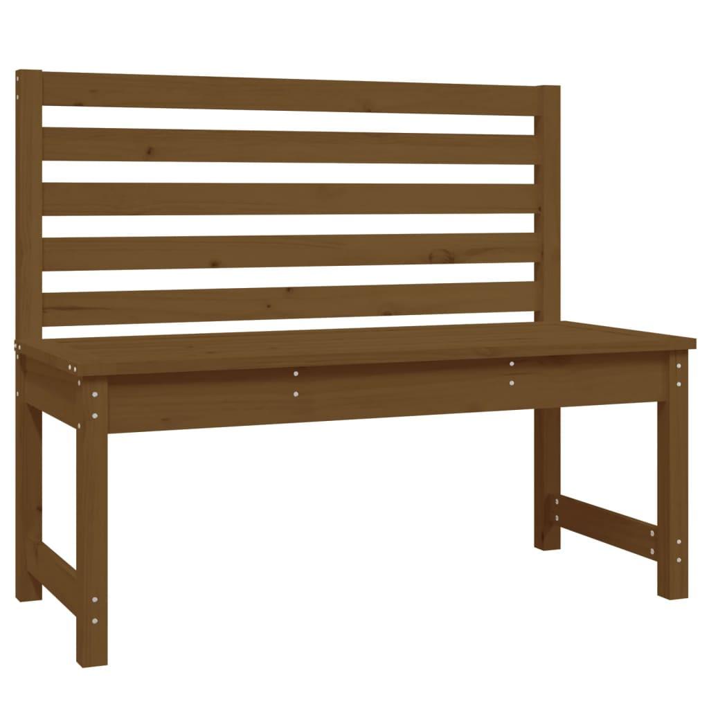 VidaXL Banc de jardin bois de pin  