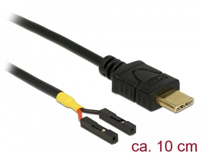 Image of 85394 USB Kabel 0,1 m USB C Schwarz