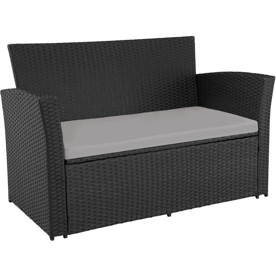 Tectake Salottino in rattan  Modena  da 4 a 6 persone  