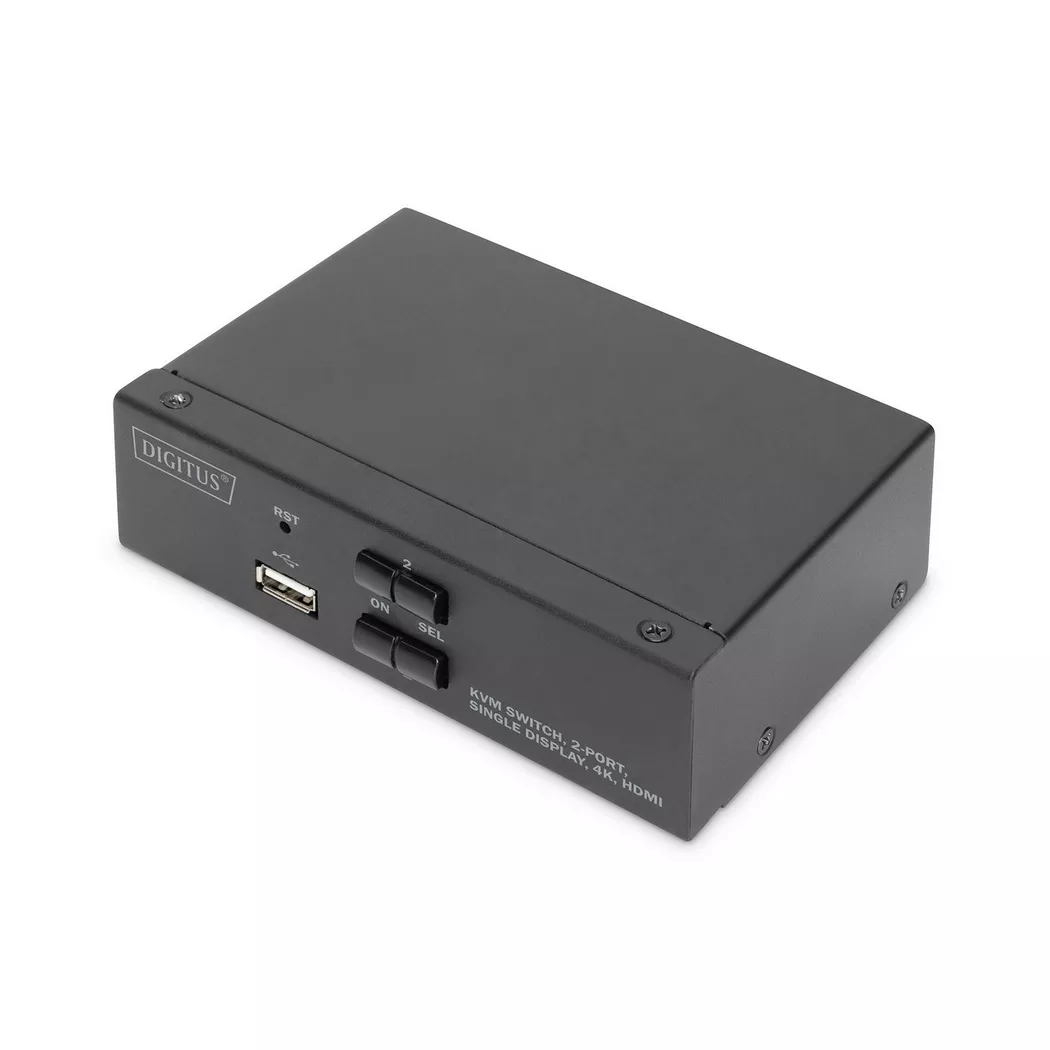 Digitus KVM Switch. 2 Port. Single Display. 4K. HDMI®