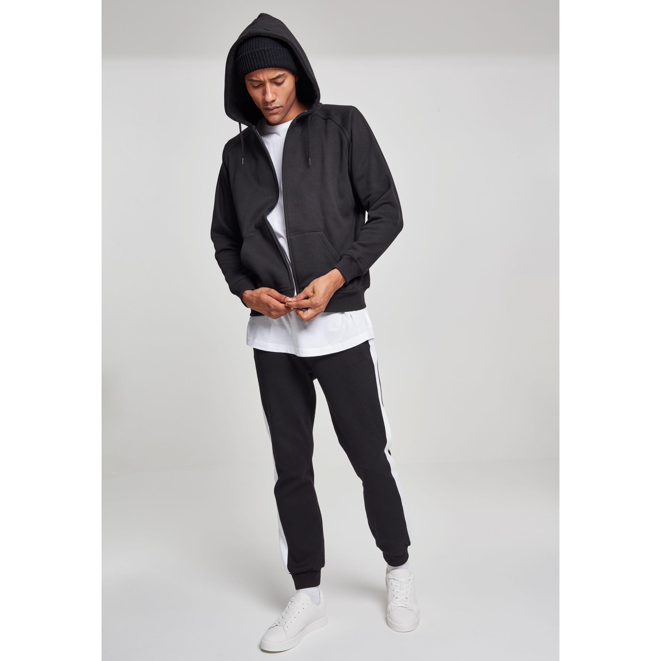 URBAN CLASSICS Zip Classic Kapuzenpullover Grosse Grössen  