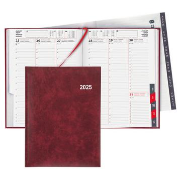 Agenda de bureau Orario® - vin rouge