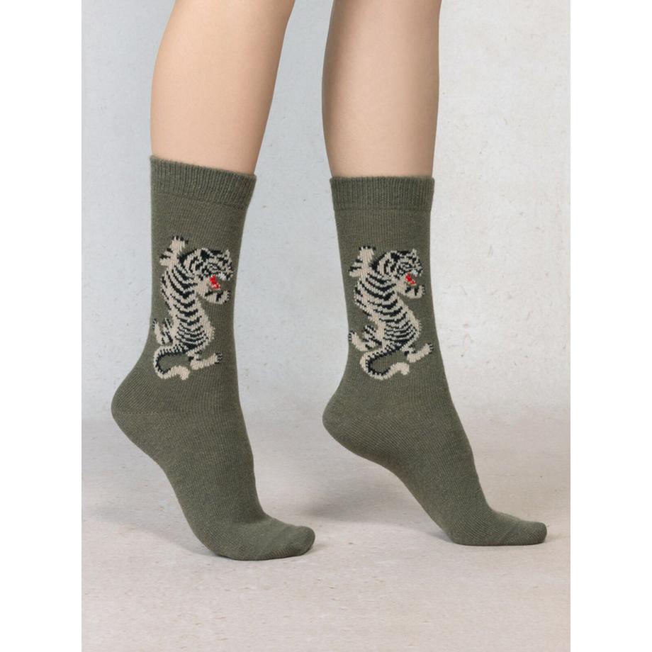 Tigre Chaussettes cachemire