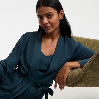 La Redoute Collections Peignoir Uni en Jersey de Coton  