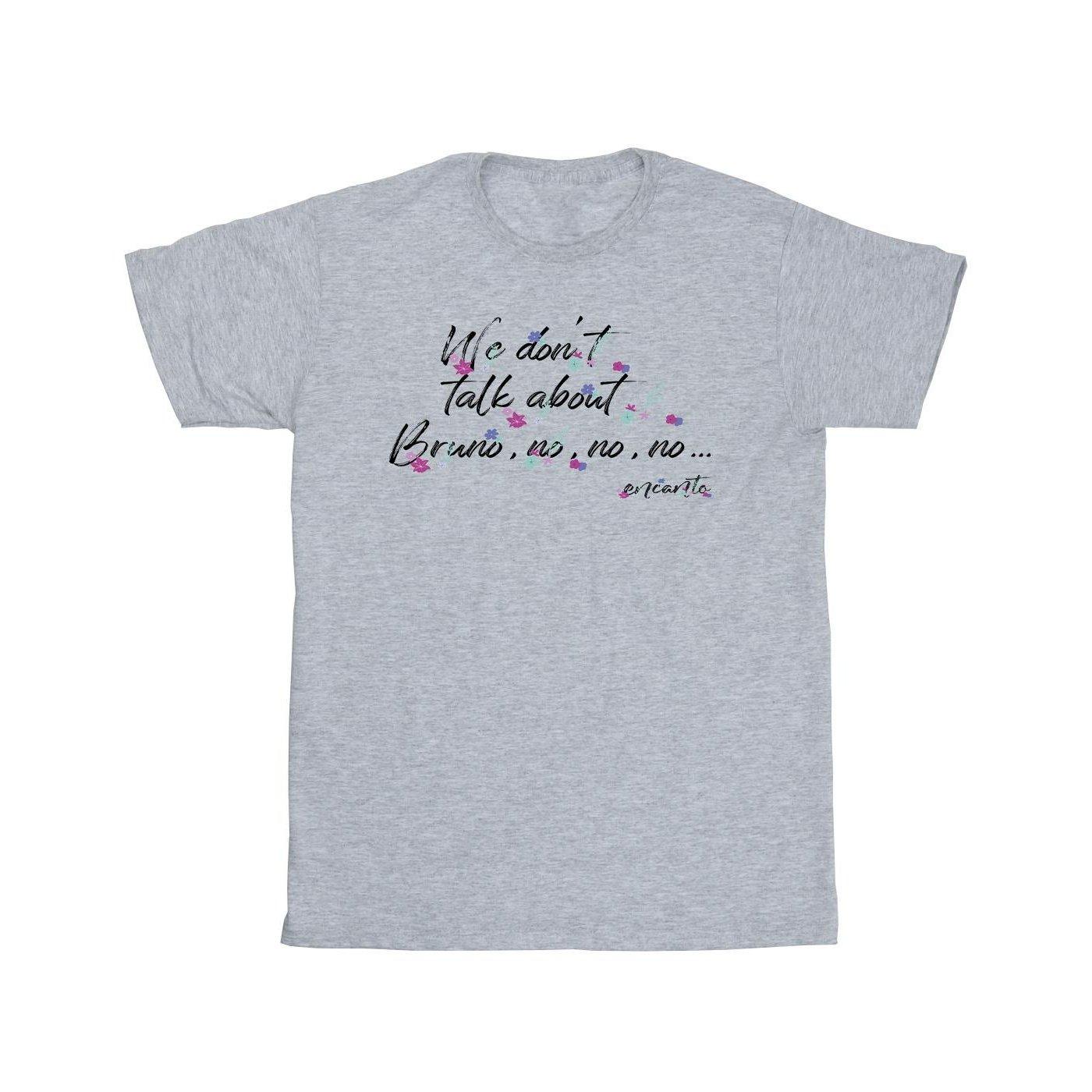 Image of Encanto We Dont Talk About Bruno No No Tshirt Unisex Grau 128