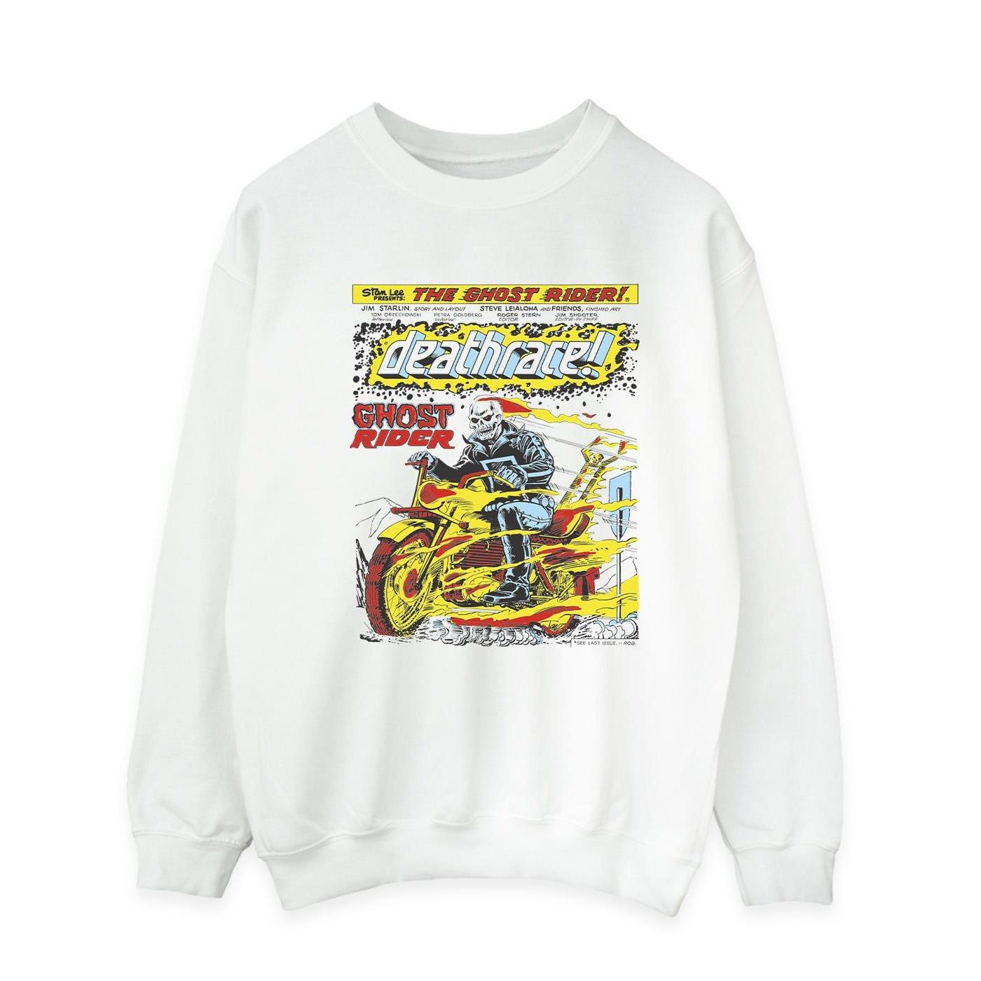 MARVEL  Ghost Rider Chest Deathrace Sweatshirt 