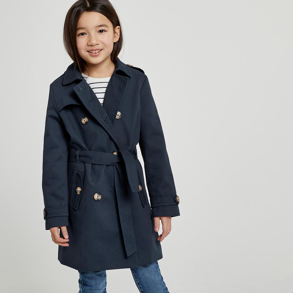 Image of Trenchcoat Mit Gürtel Mädchen Blau 102