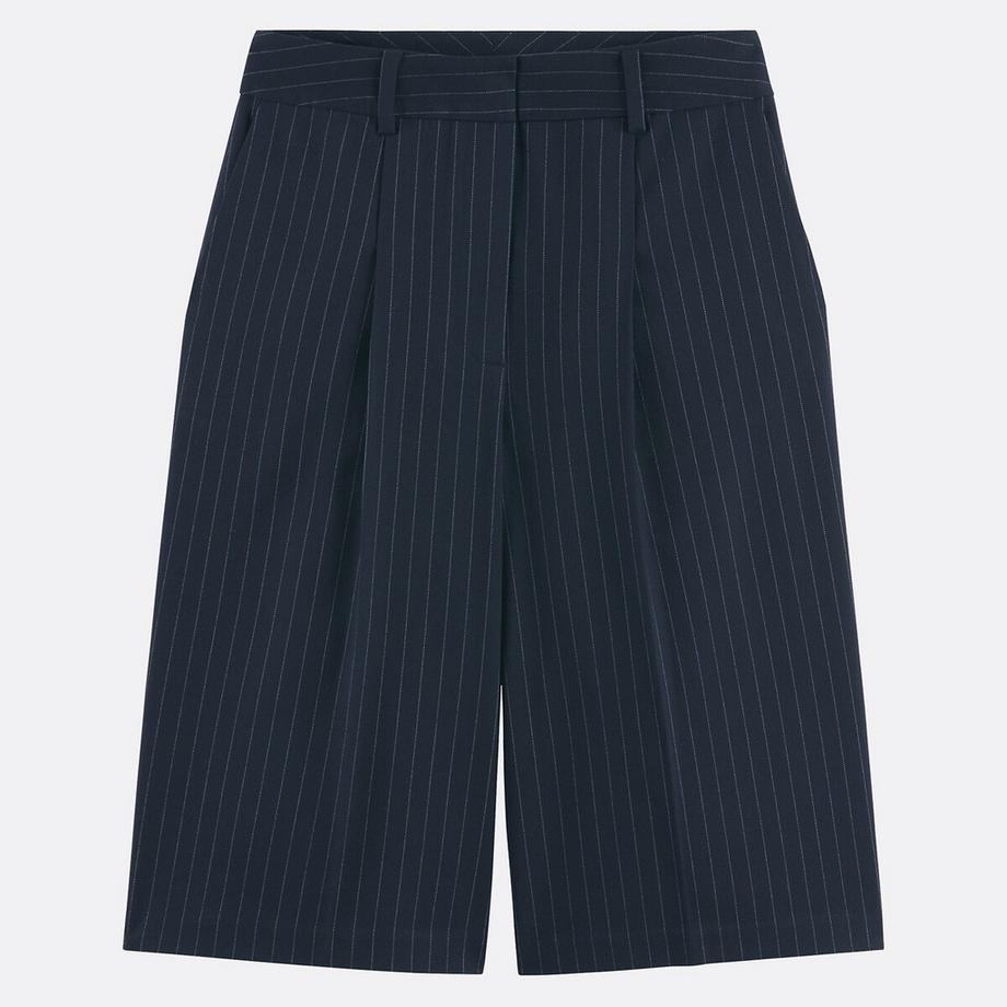 La Redoute Collections Gestreifte Bermuda Shorts mit Abnähern  