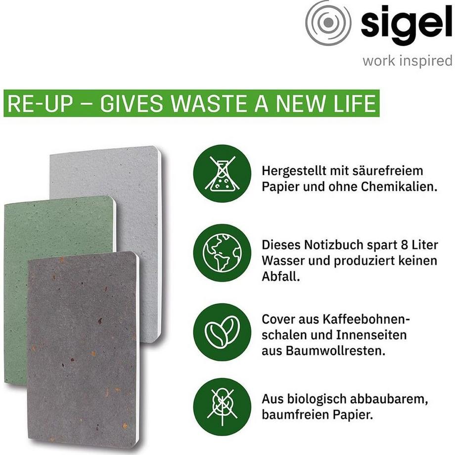 Sigel Cahier  Re-Up RU101 ligné  