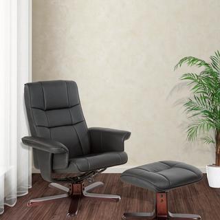 Tectake Fauteuil relax avec pied en croix  