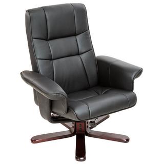 Tectake Fauteuil relax avec pied en croix  