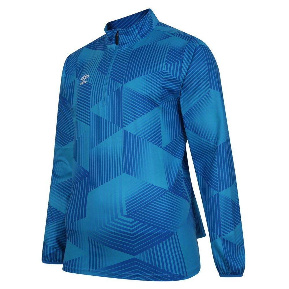 Image of Maxium Oberteil Mit Kurzem Reißverschluss Training Herren Blau M