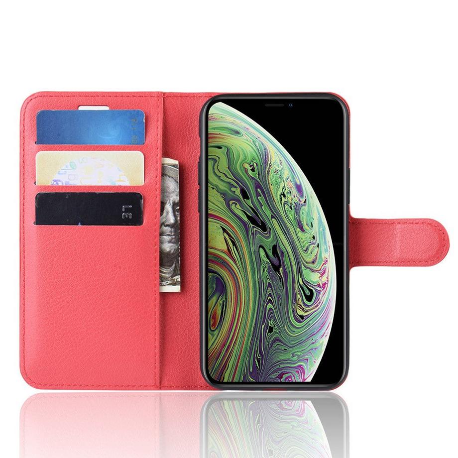 Cover-Discount  iPhone 11 Pro - Leder Etui Hülle Mit Kartenfach 