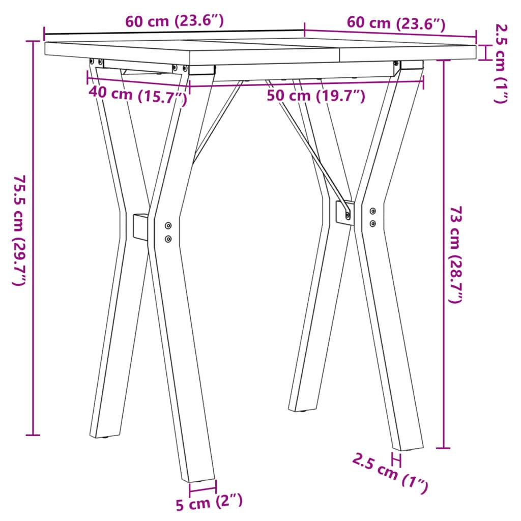 VidaXL tavolo da pranzo Legno di pino  