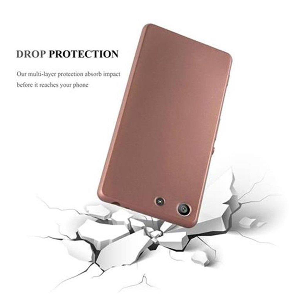 Cadorabo  Housse compatible avec Sony Xperia M5 - Coque de protection en silicone TPU flexible 