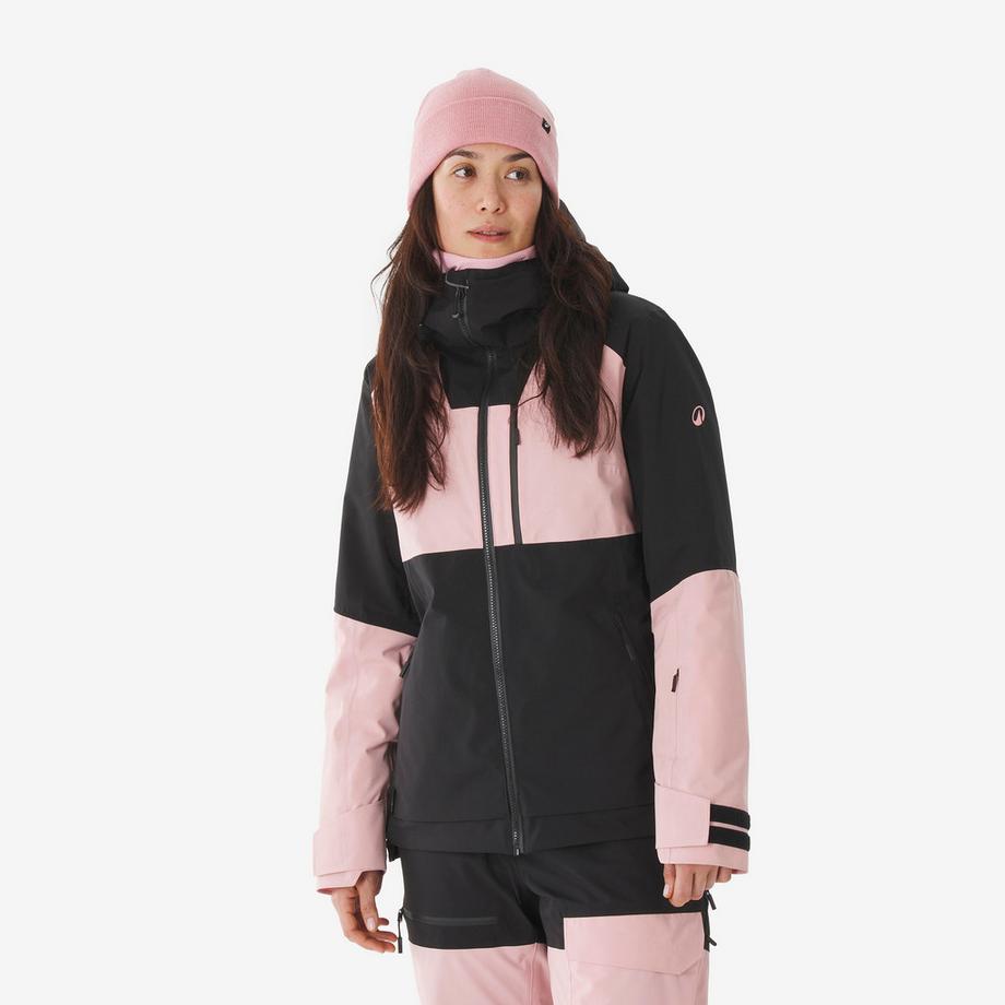 Wasserdichte Ski- und Snowboardjacke , 500 All Mountain rosa