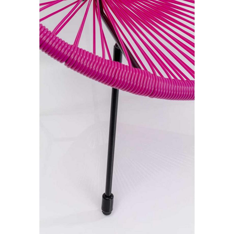 KARE Design Fauteuil Acapulco rose (lot de 2)  