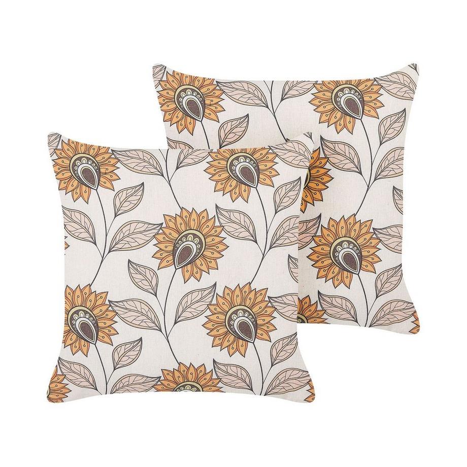 Dekokissen 2er Set aus Polyester  TUBEROSE