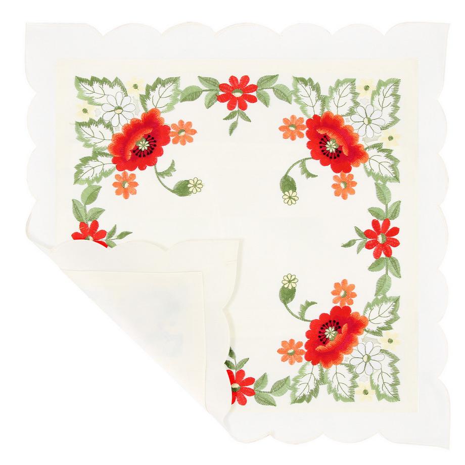 Avizar 2 Stk. Kissenbezüge Blumenbild  