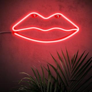 Avizar Neon a LED Labbra Rosso  
