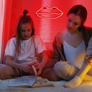 Avizar Neon a LED Labbra Rosso  