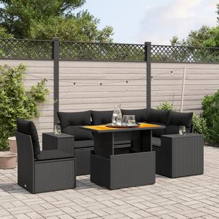 VidaXL set divano da giardino Polirattan  