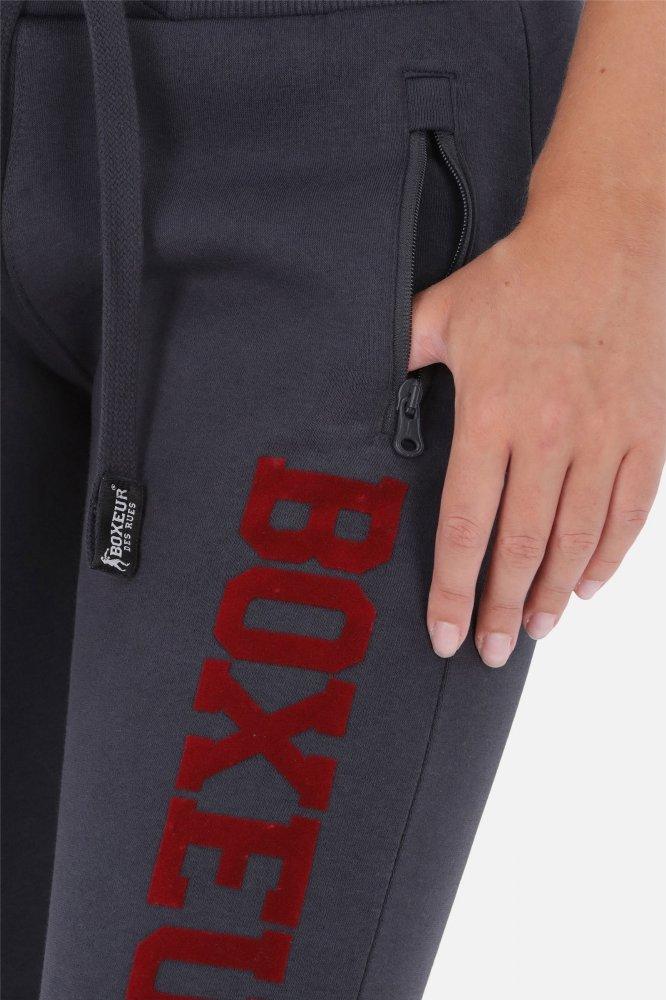 BOXEUR DES RUES  Basic Long Logo Sweatpants 