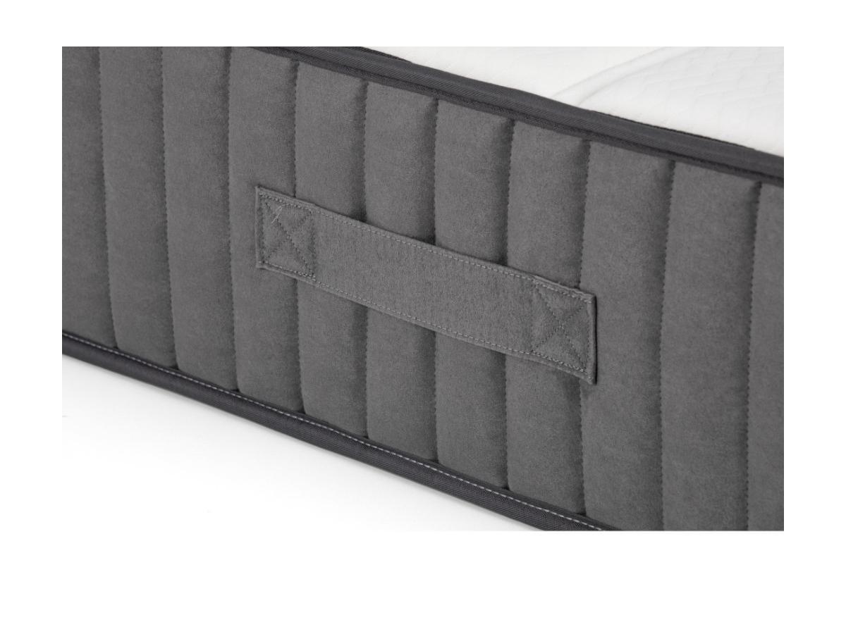 Vente-unique Matelas 120 x 190 cm ressorts ensachés 7 zones et mousse haute résilience ép.26cm - AUDACE de PALACIO  