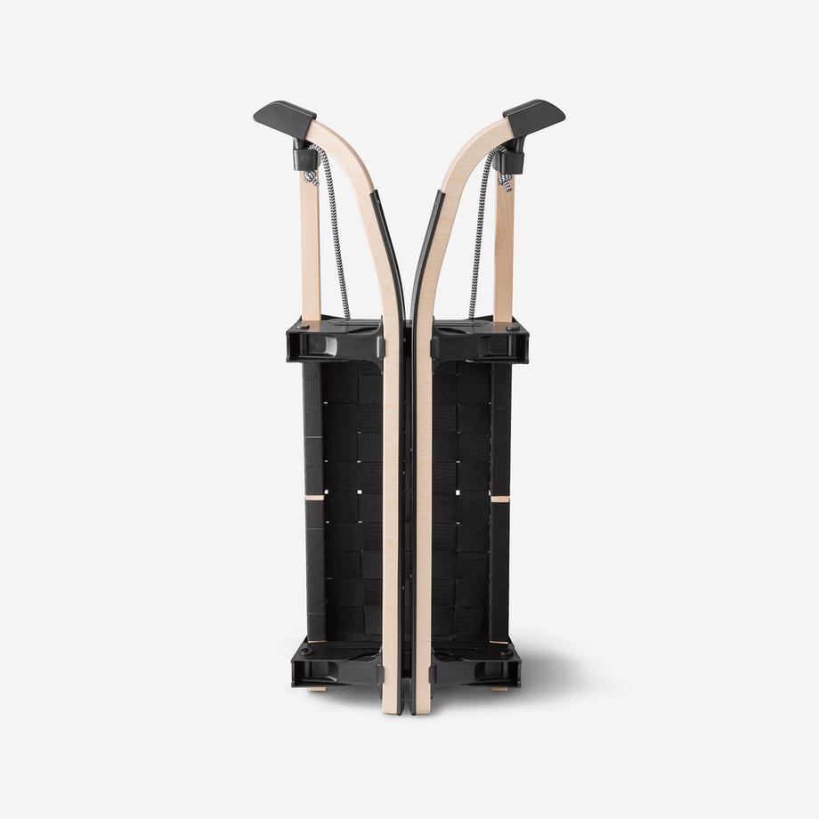 WEDZE Traditioneller Holzschlitten Kinder/Erwachsene, Wood 500  
