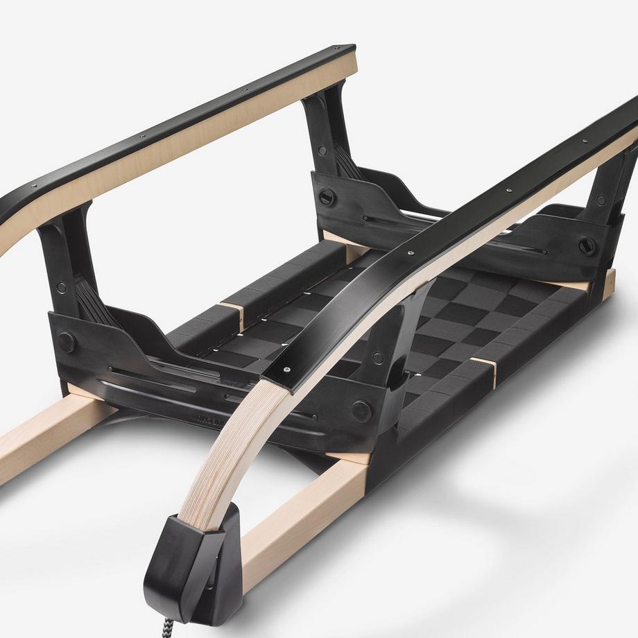 WEDZE Traditioneller Holzschlitten Kinder/Erwachsene, Wood 500  