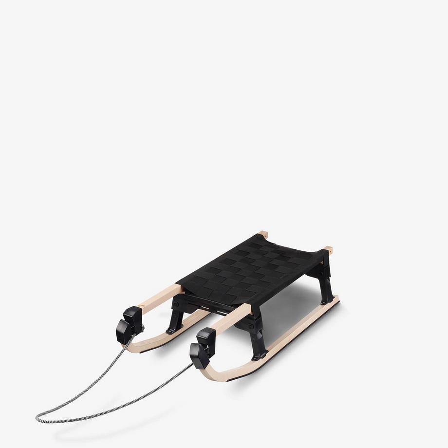 WEDZE Traditioneller Holzschlitten Kinder/Erwachsene, Wood 500  