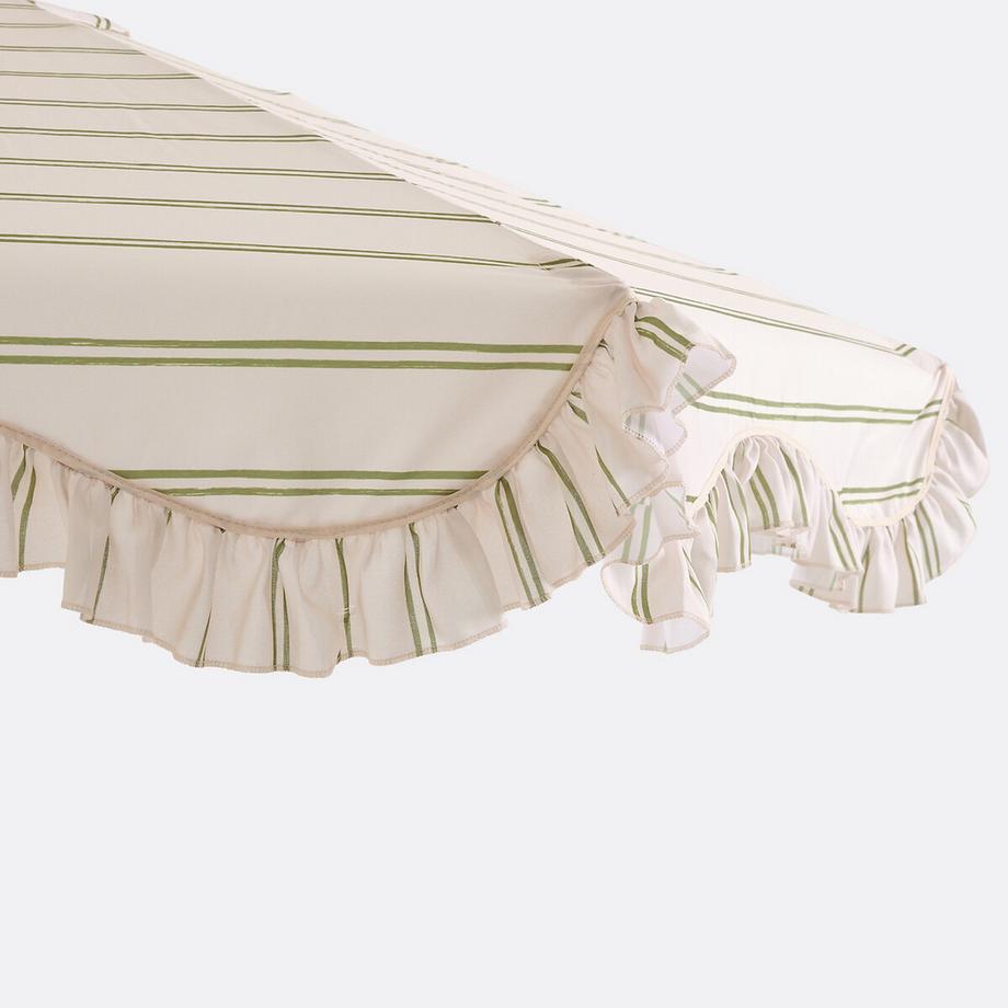 La Redoute Intérieurs Sonnenschirm mit Volant-Finish  