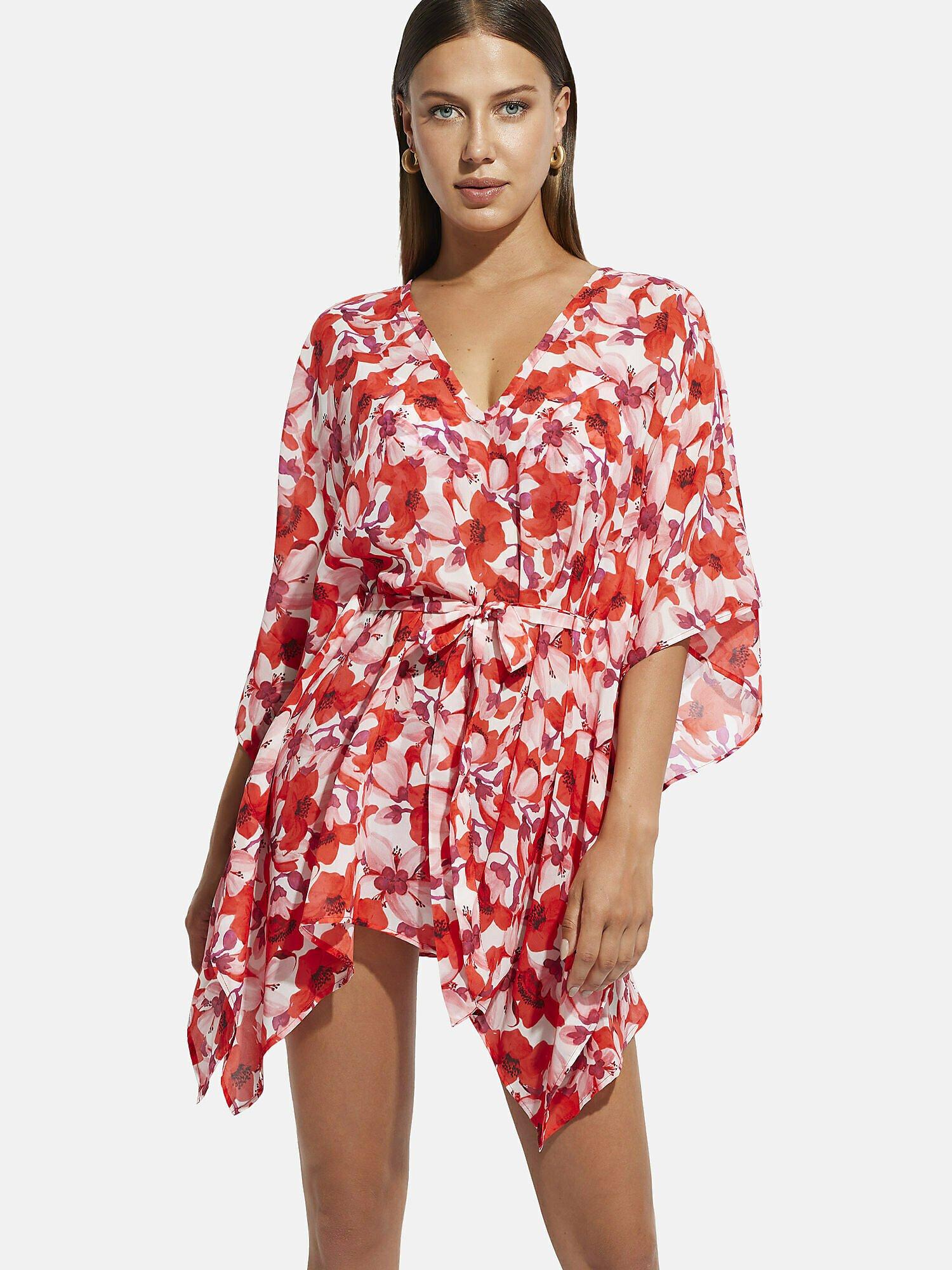 Image of Strandkleid Rosé Unisex Rot Bunt M