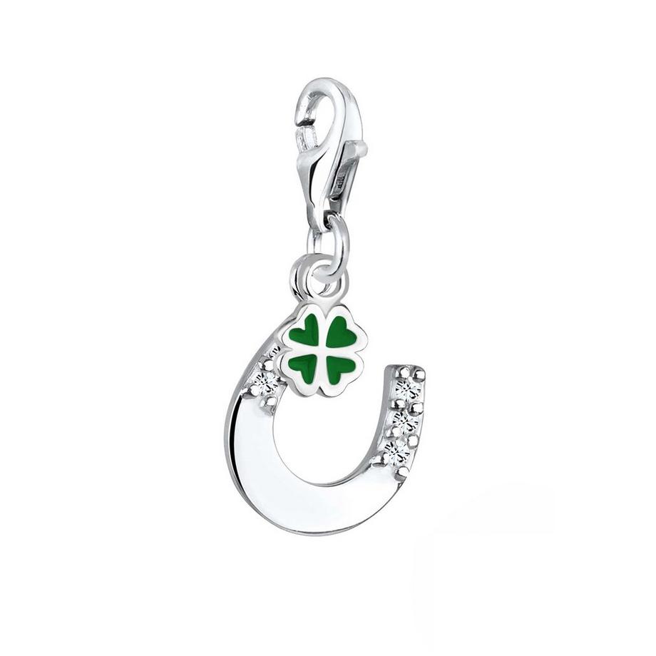 Elli  Charm Anhänger Glücksbringer Kristalle 