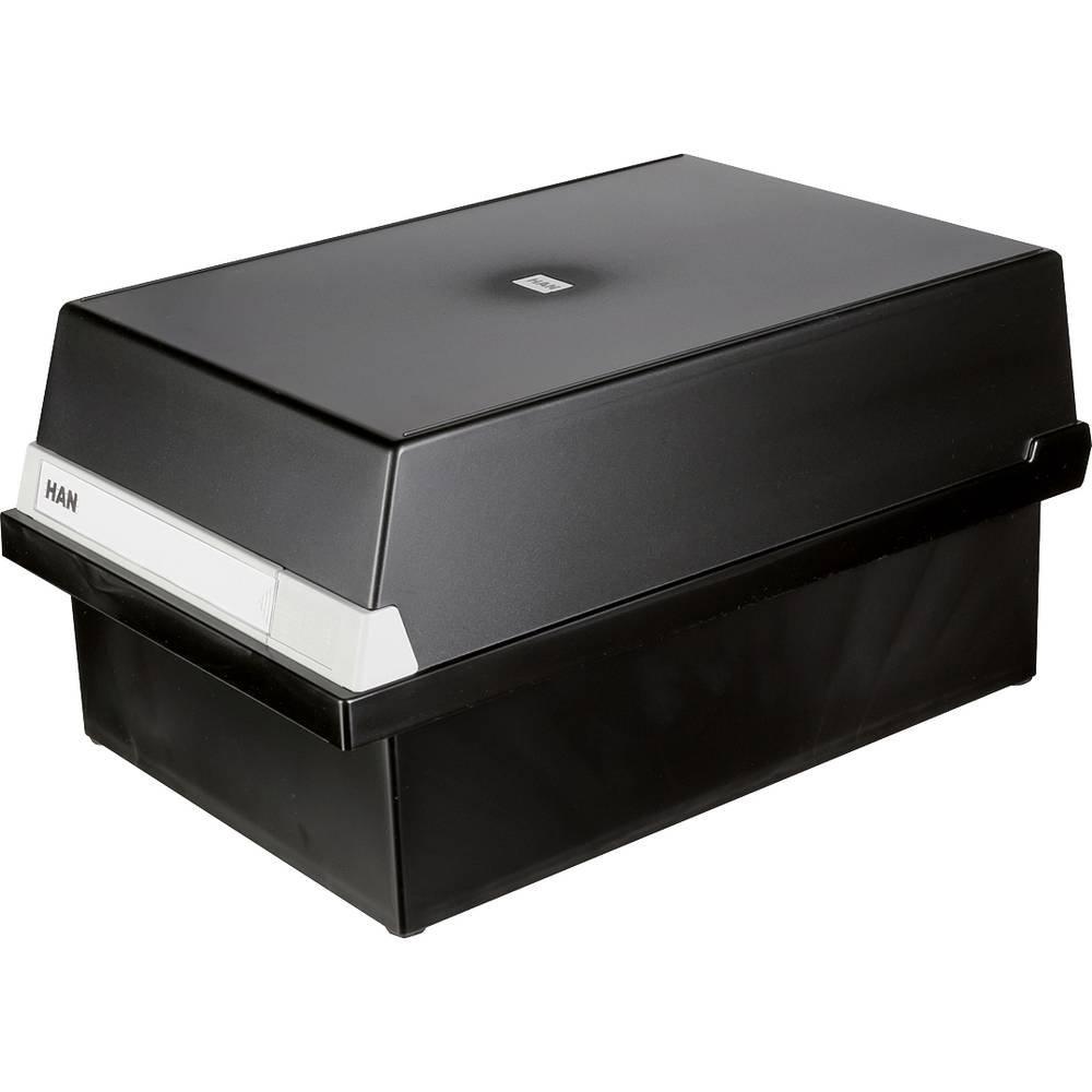 Image of Karteikasten Max. Anzahl Der Karten: 1.30 Karten Din A5 Quer Unisex Schwarz