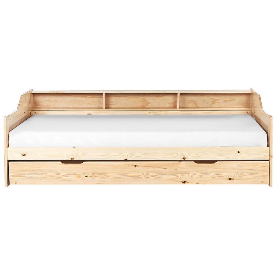 Beliani Ausziehbett aus Kiefernholz  EDERN  